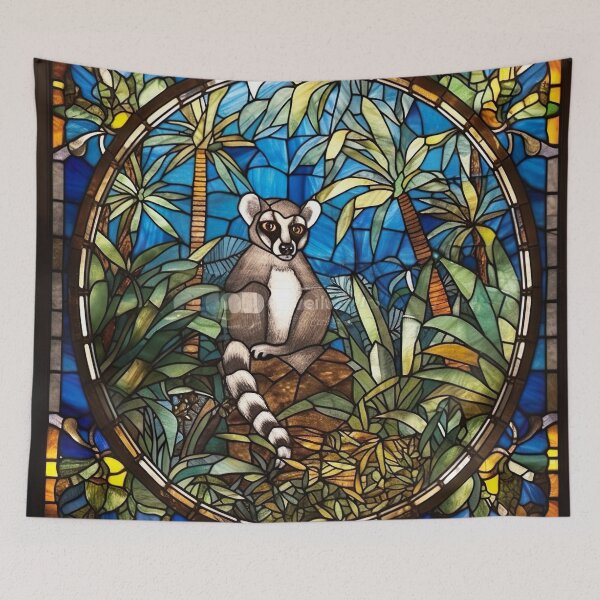 Item preview, Stained Glass Lemur designed and sold by Matt's Artificial Nature.