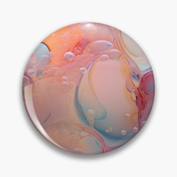 Item preview, Lava lamp pattern in pastel tones - bubble art designed and sold by FuschDesigns.