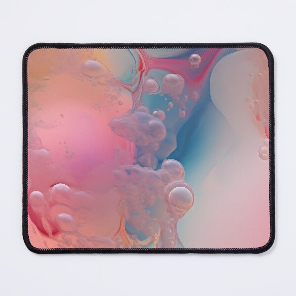 Item preview, Lava lamp pattern in pastel tones - bubble art designed and sold by FuschDesigns.