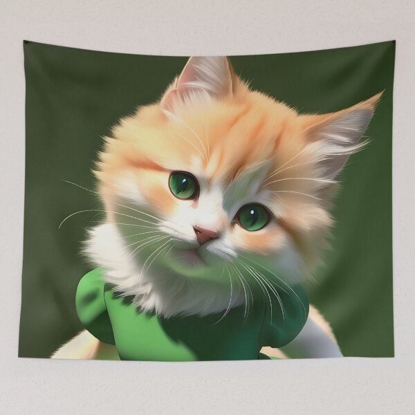 Item preview, Dancing cat - Modern digital art designed and sold by Ai-michiart.