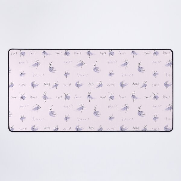 Item preview, Pink seamless pattern, dancing girls in skirts, ballerinas, silhouettes, lines, watercolor, paper texture. designed and sold by UVI-CA.