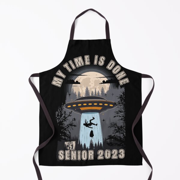 Item preview, My time is done UFO funny graduation for grad Senior 2023 designed and sold by HomeCoquette.