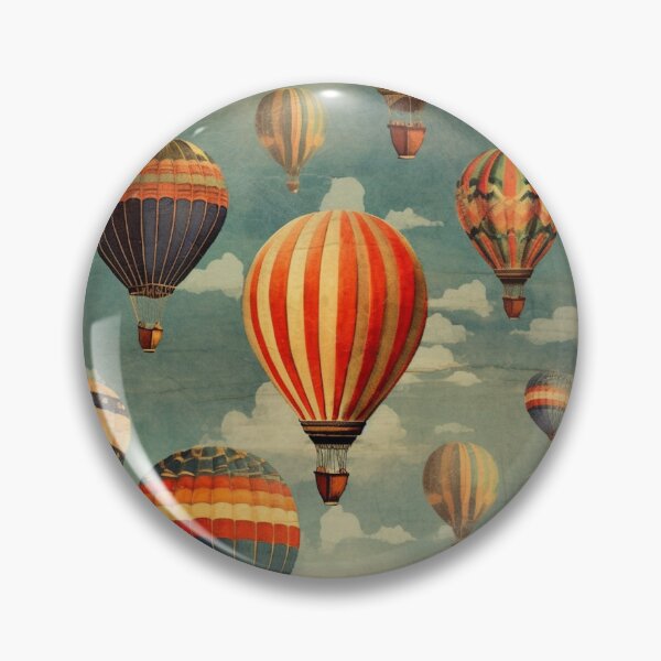 Item preview, Vintage Hot Air Balloons designed and sold by Pamela Maxwell.