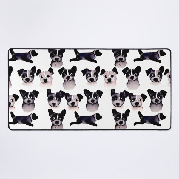 Artikelvorschau, Watercolour dog illustrations in black and white entworfen und verkauft von SceneInADream.