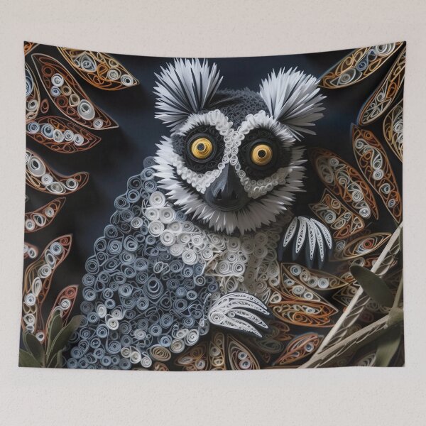Item preview, Paper Quilled Lemur designed and sold by Matt's Artificial Nature.