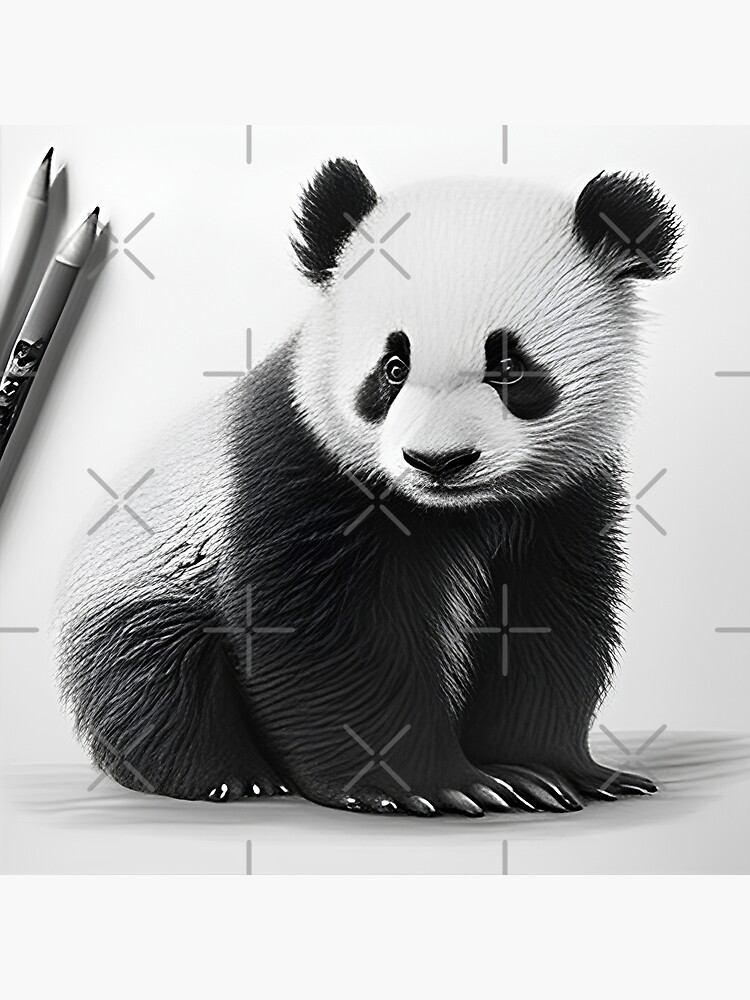 Buy Giant Panda Art Pencil Drawing Print Wildlife Artwork Artwork Signed by  Artist Gary Tymon Ltd Ed 2 Sizes Pencil Portrait Online in India - Etsy