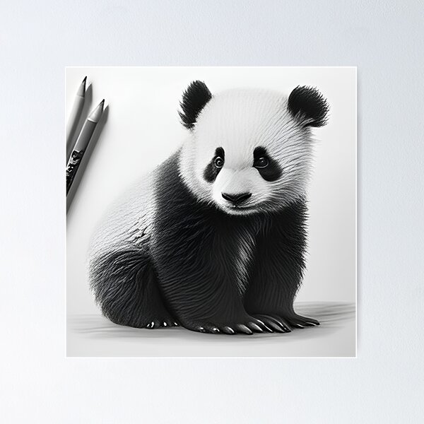 Draw giant pandas with me. #painting #art #America #american | TikTok