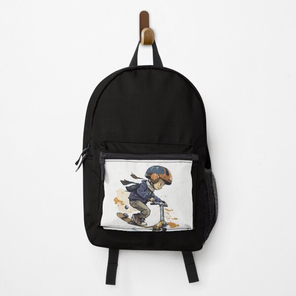 Item preview, Boy on his freestyle scooter. designed and sold by Tintoret396.