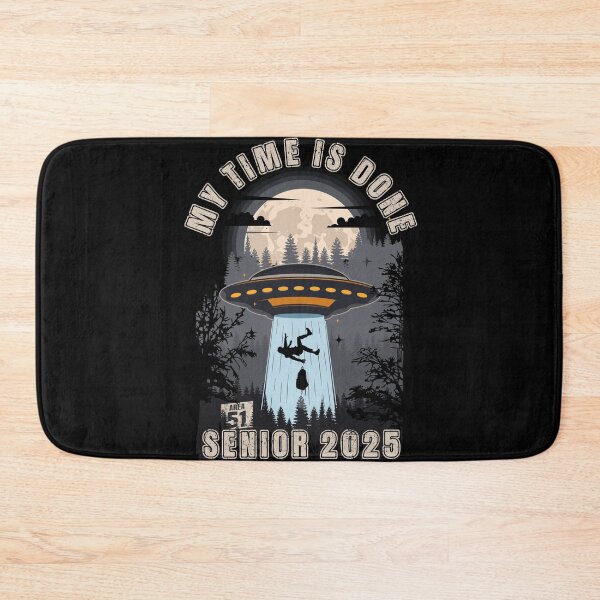 Item preview, My time is done UFO funny graduation for grad Senior 2025 designed and sold by HomeCoquette.