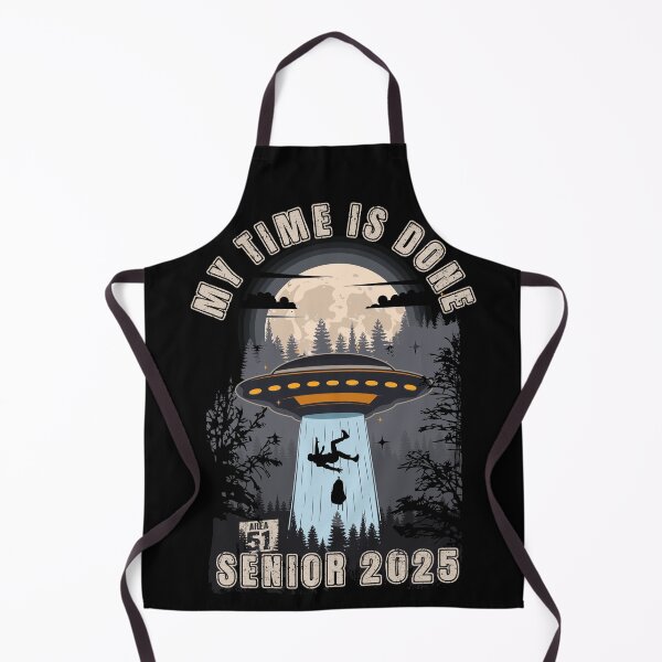 Item preview, My time is done UFO funny graduation for grad Senior 2025 designed and sold by HomeCoquette.