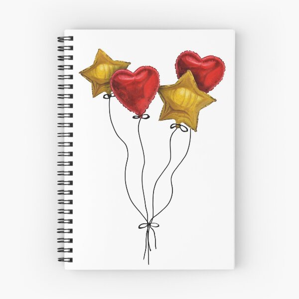 Item preview, Floating hearts and stars designed and sold by Nikolina Ivanovic.