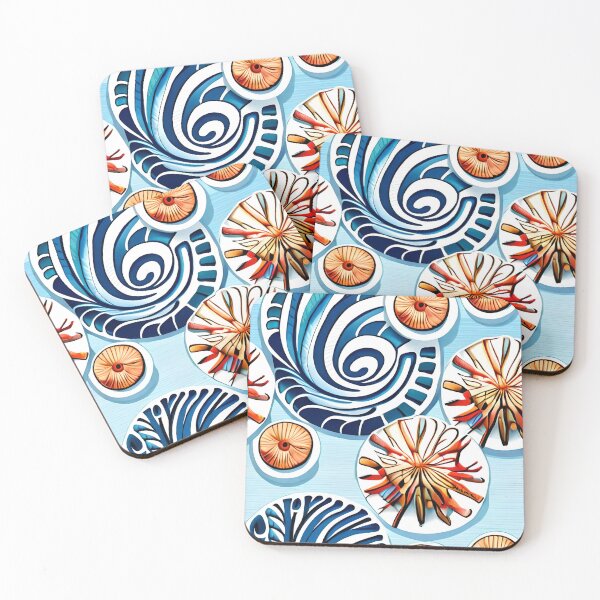 Item preview, Watercolor Seashells designed and sold by Gustavo Navarro.