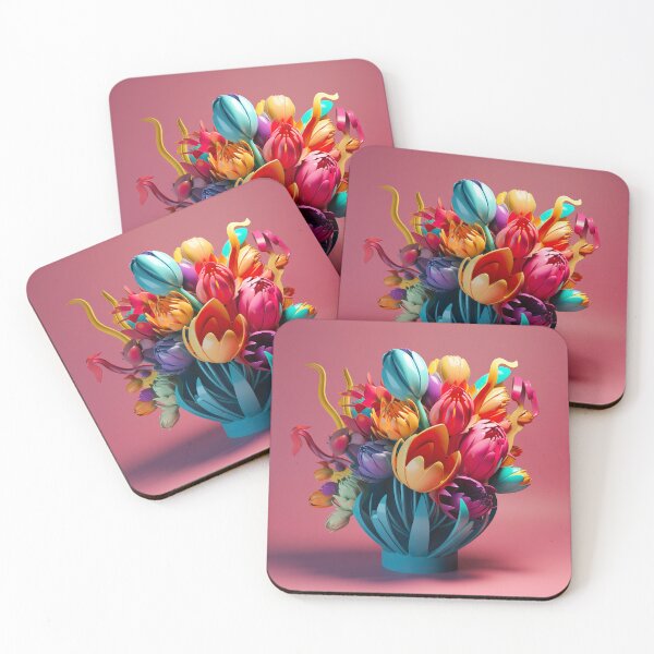 Item preview, Colorful bouquet designed and sold by PoppinArtFox.