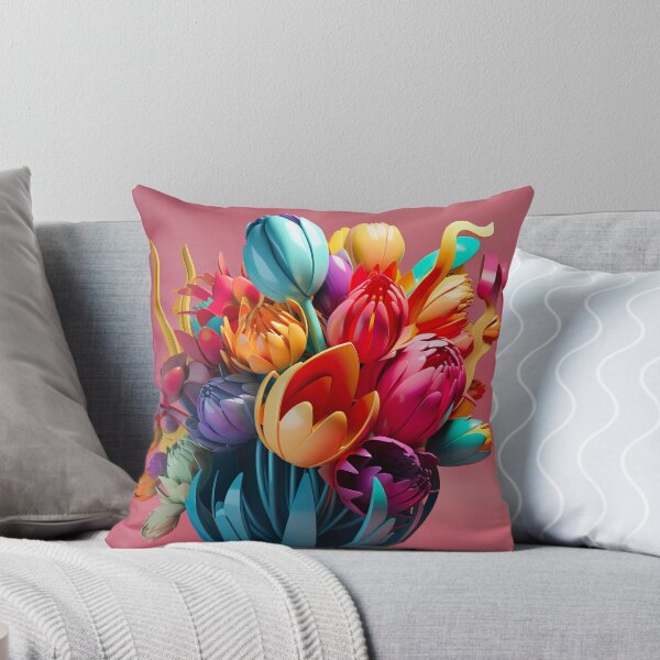 Item preview, Colorful bouquet designed and sold by PoppinArtFox.