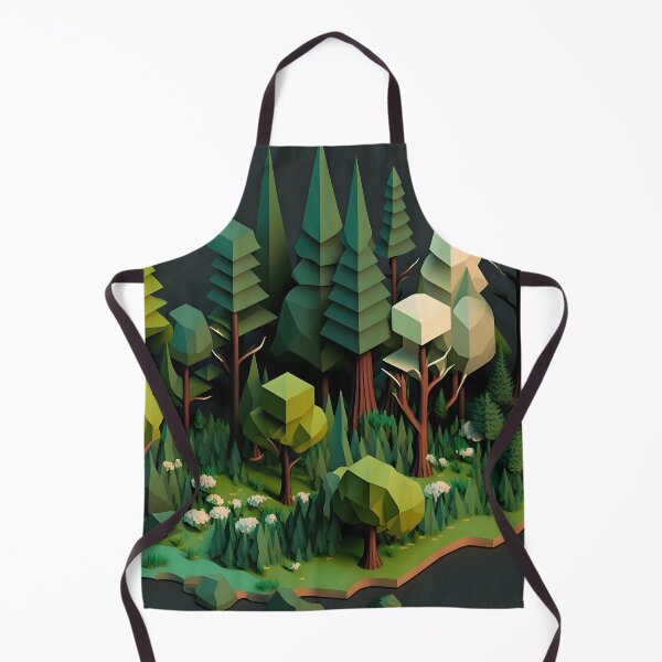 Item preview, Geometric shapes forest pattern designed and sold by NavyPanda.