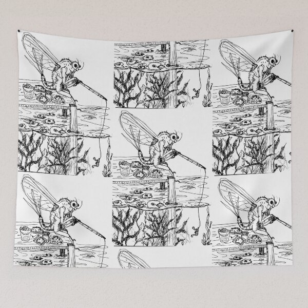 Item preview, Mayfly Flyfishin designed and sold by HouseplantsAndScamps.