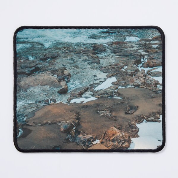 Item preview, Water rushing down a winter rapids designed and sold by Michael Deemer.