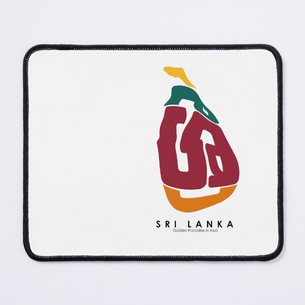 Item preview, Colorful Sinhala map text designed and sold by iSeek.