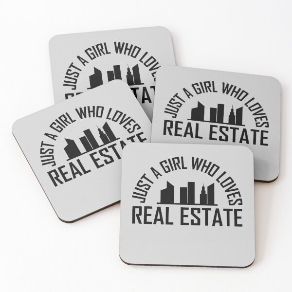 Item preview,  Just a Girl Who Loves Real Estate designed and sold by Chubuter.