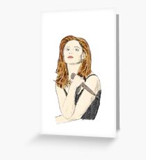 Buffy the Vampire Slayer - Watercolor Greeting Card