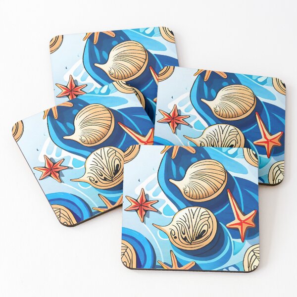 Item preview, Watercolor Seashells designed and sold by Gustavo Navarro.