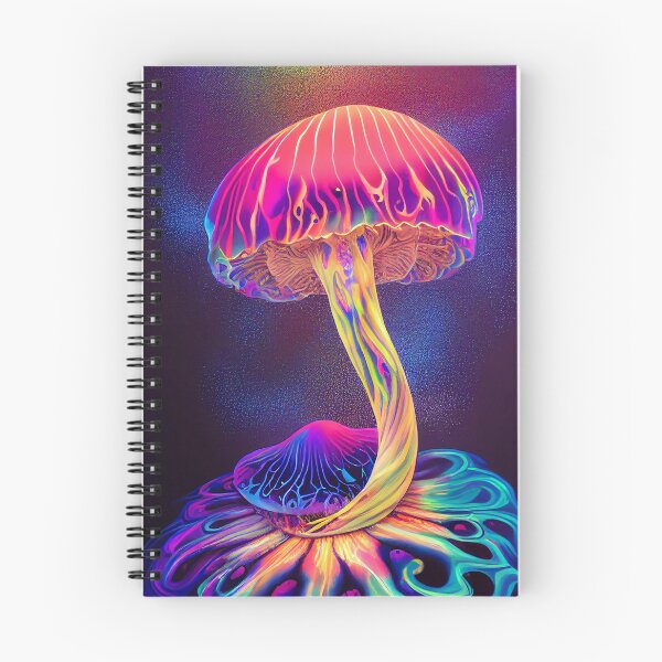 Item preview, UV reactive mushroom art designed and sold by RottingDreams.