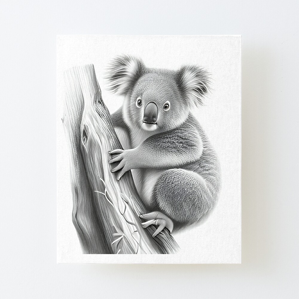 Impression rigide for Sale avec l'œuvre « Fête d'anniversaire Koala » de  l'artiste SaradaBoru