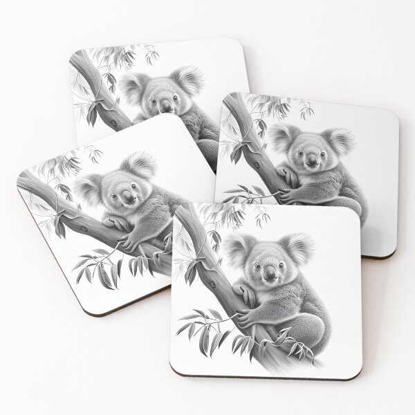 Item preview, Koala pencil drawing designed and sold by Pencil-Art.