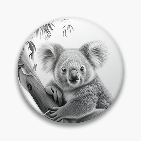 Artikelvorschau, Koala-Bleistiftzeichnung entworfen und verkauft von Pencil-Art.
