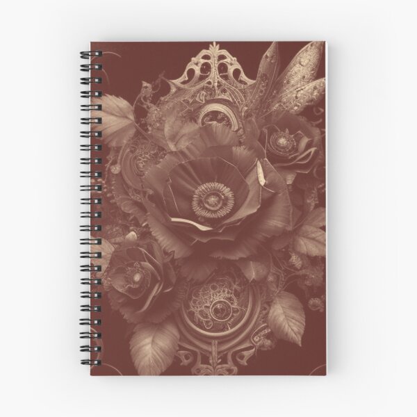 Item preview, Matte Gothic Steampunk Flower Collage Wicked By Brandon Cable designed and sold by BrandonArtWorld.