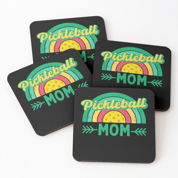 Item preview, Pickleball Mom Distressed Vintage Sunset Mother's Day designed and sold by MacAndMoose.