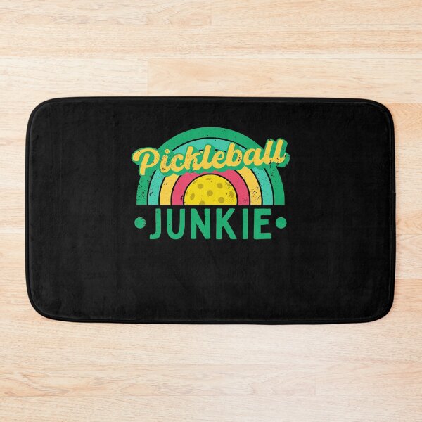 Item preview, Pickleball Junkie Distressed Vintage Sunset designed and sold by MacAndMoose.