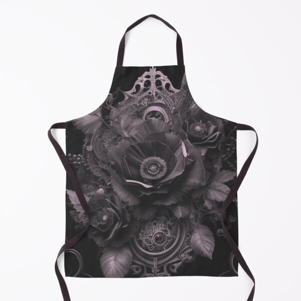 Item preview, Black and White Gothic Steampunk Flower Collage By Brandon Cable designed and sold by BrandonArtWorld.
