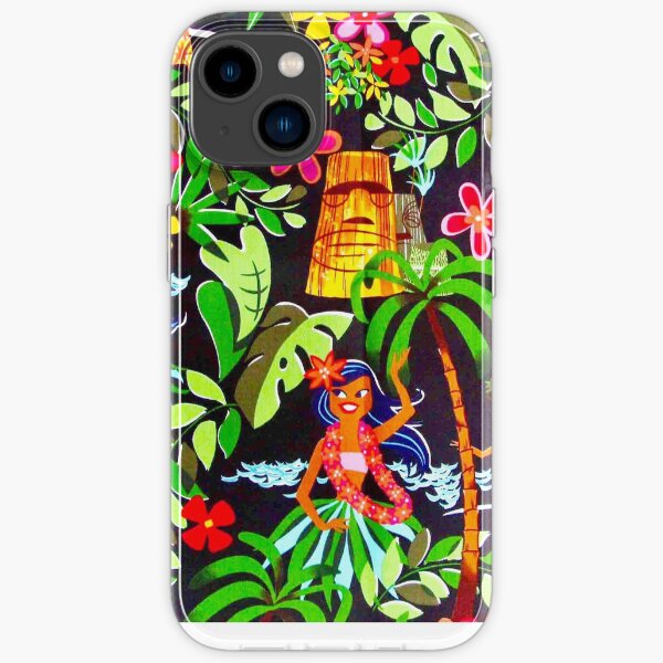 "Vintage Beach Hawaiian Print" iPhone Case for Sale by Bebface Redbubble