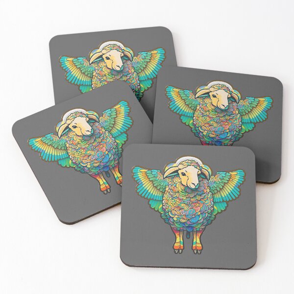 Item preview, Rainbow Winged Sheep of Grace designed and sold by RandomForestBot.