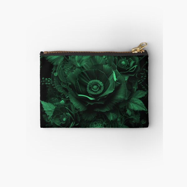 Item preview, Green-Tint Gothic Steampunk Wicked Flower Collage By Brandon Cable designed and sold by BrandonArtWorld.