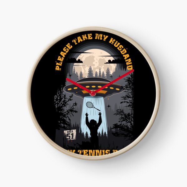 Item preview, Please take my husband not my tennis racket Funny UFO quote  designed and sold by HomeCoquette.