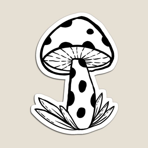 Item preview, simple art mushroom designed and sold by tohjoyo.