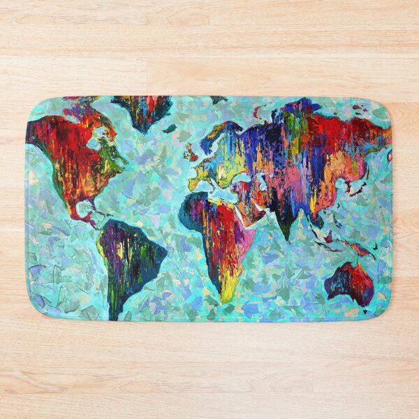 Item preview, World map designed and sold by NatashaMylius.