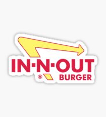 in and out burger Sticker
