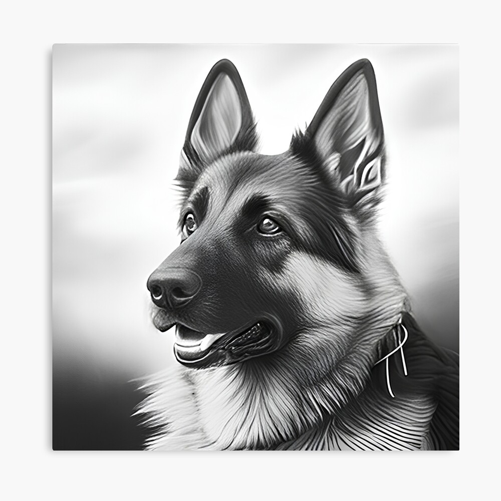 Dog Week: How to draw a German Shepherd dog - YouTube