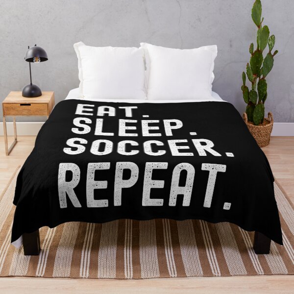 Item preview, Eat Sleep Soccer Repeat designed and sold by JustCreativity.