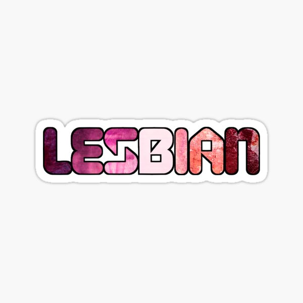 Lesbian Sticker For Sale By Garnettart Redbubble 4589