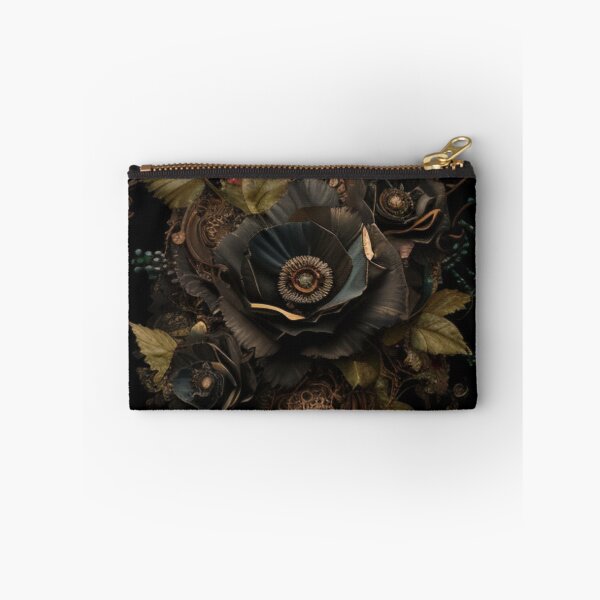 Item preview, Gothic Steampunk Wicked Deviant Flower Pattern Collage By Brandon Cable designed and sold by BrandonArtWorld.