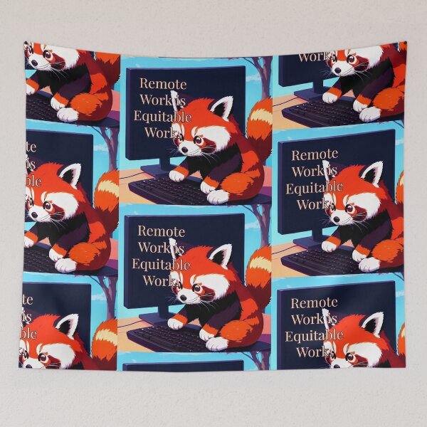 Item preview, Red Panda for Remote Work Equality designed and sold by MxA19.