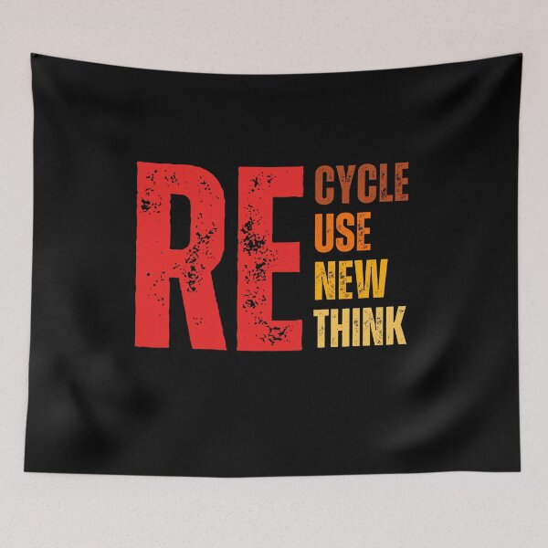 Item preview, Re Cycle Use New Think - REcycle . REthink. REnew . REuse designed and sold by DzynLand.