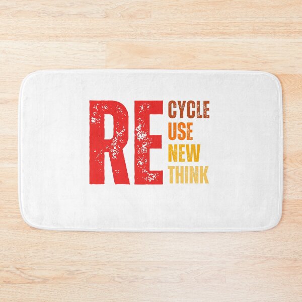 Item preview, Re Cycle Use New Think - REcycle . REthink. REnew . REuse designed and sold by DzynLand.