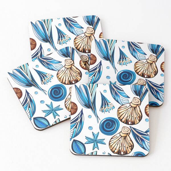 Item preview, Watercolor Seashells designed and sold by Gustavo Navarro.