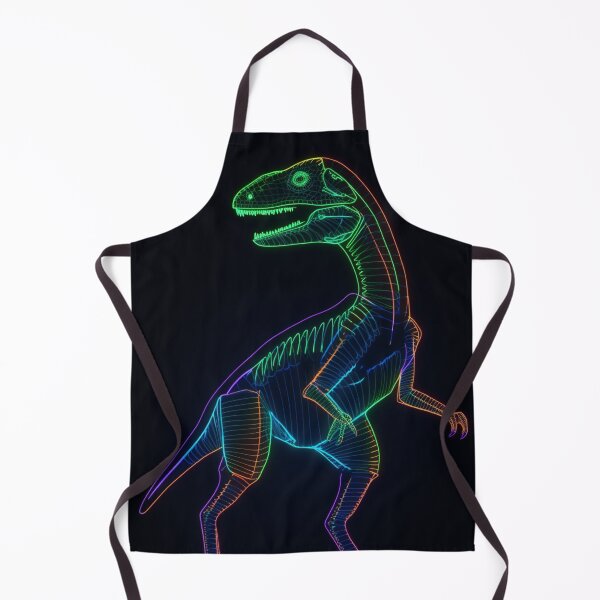 Item preview, Neon Velociraptor: The Vibrant Predator designed and sold by ZDP-ART.
