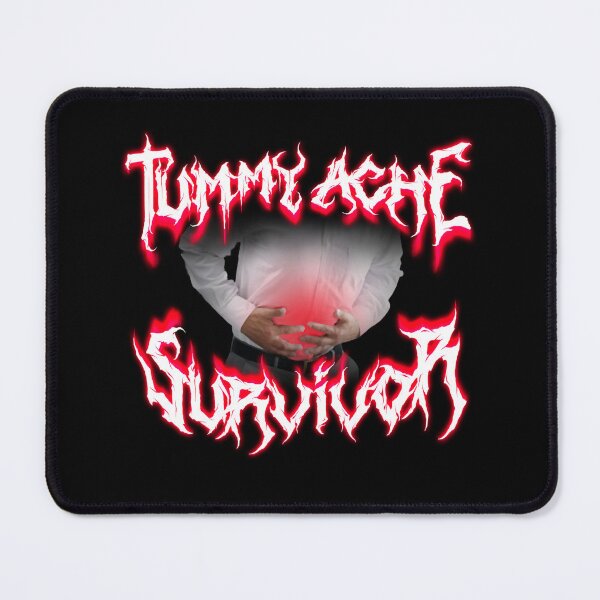 Item preview, Tummy Ache Survivor Metal Design designed and sold by snazzyseagull.
